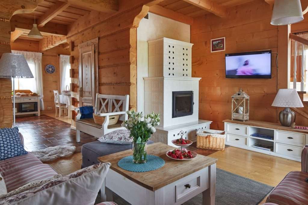 Egy alpesi ház belseje kirakós online