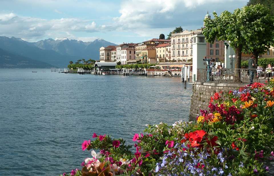 Meer van Lugano - Italië online puzzel