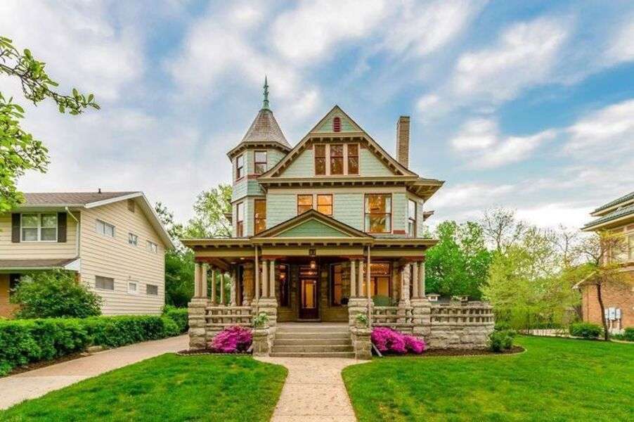 Викторианский дом в Канзас-Сити, США, 1897 год, №99 пазл онлайн