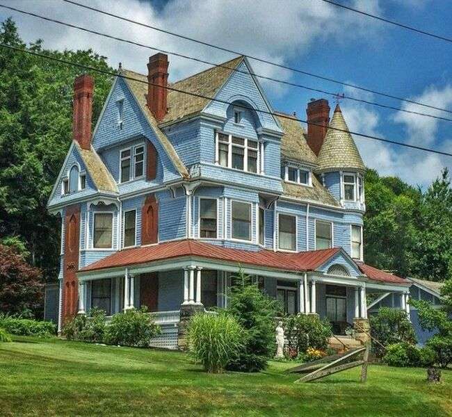 Viktorianskt hus #101 pussel på nätet