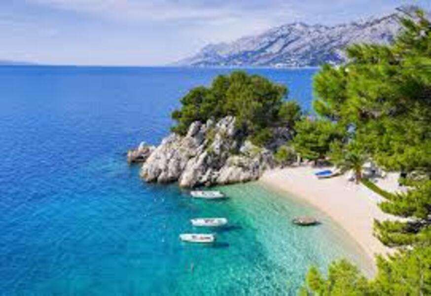 Θέα στη θάλασσα στην Κροατία #1 παζλ online