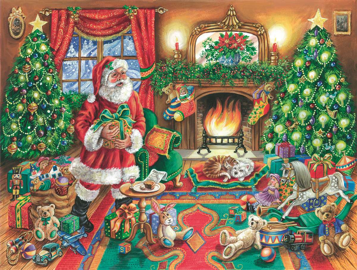 A DELIVERY FROM FATHER CHRISTMAS jigsaw puzzle online