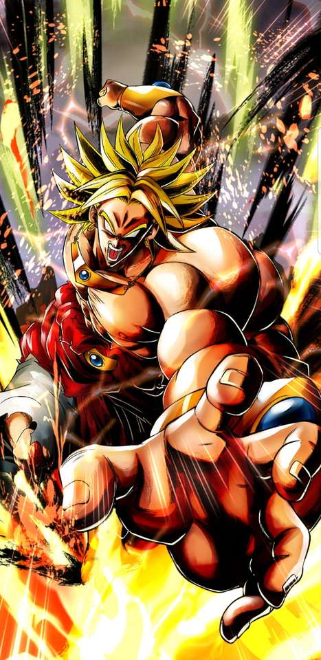 Dragon ball z Broly jigsaw puzzle online