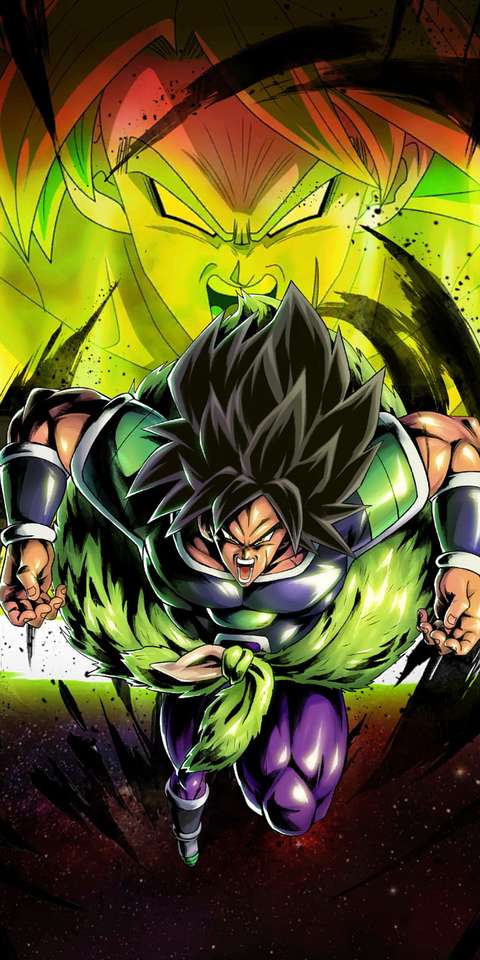 Broly Dragon Ball Z puzzle online