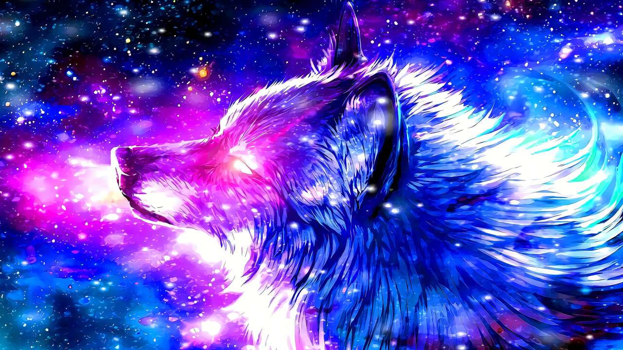 волк в галактике онлайн-пазл