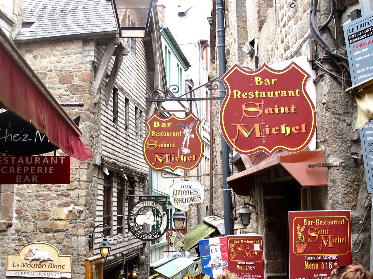 Výstup na Mont Saint Michel skládačky online