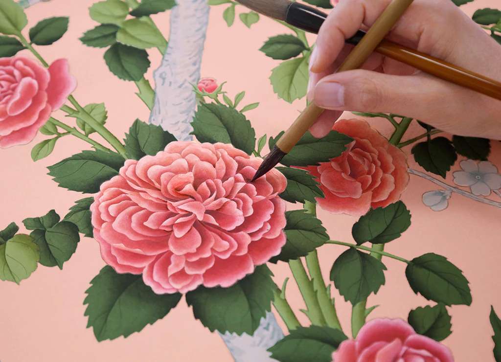 Making of De Gournay Online-Puzzle