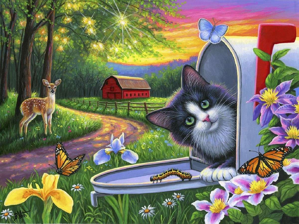 macska a postaládában online puzzle