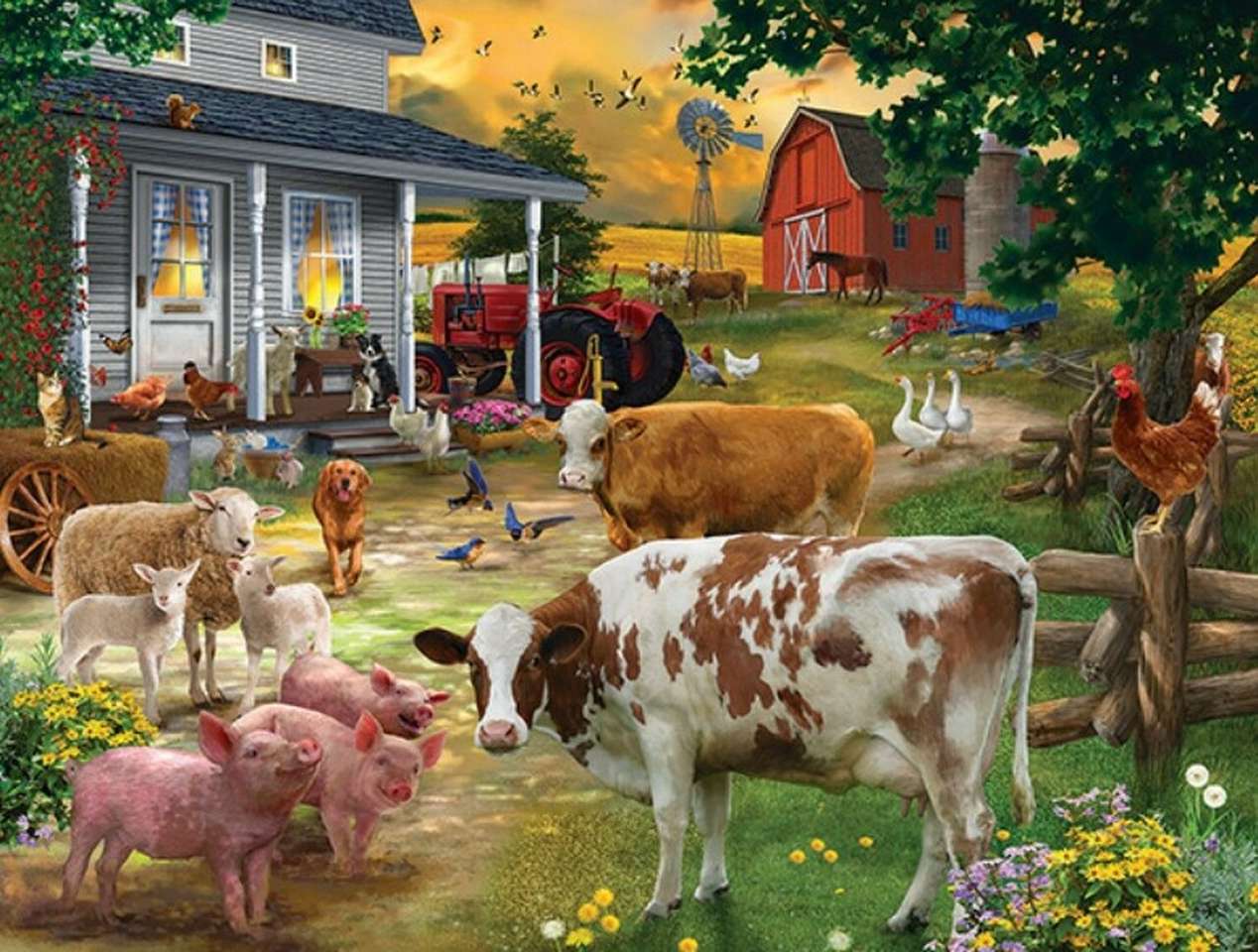 << No campo >> puzzle online