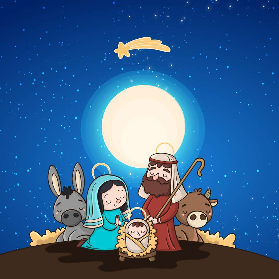 Jézus születése online puzzle
