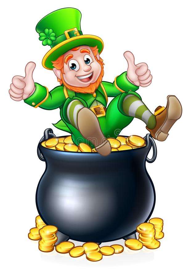 Pot d'or de la Saint Patrick - Fête irlandaise puzzle en ligne