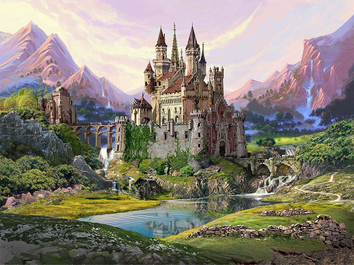 ein Schloss Online-Puzzle
