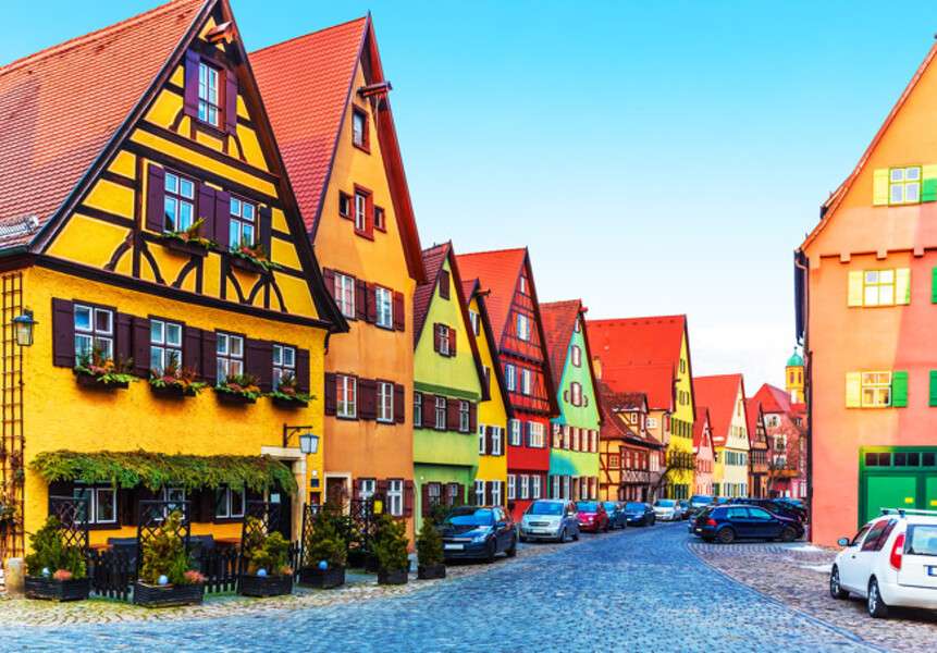 Bavorská romantická cesta Německo #3 skládačky online
