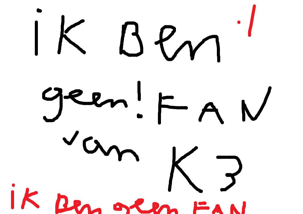 Ik ben GEEN fan van K3! legpuzzel online