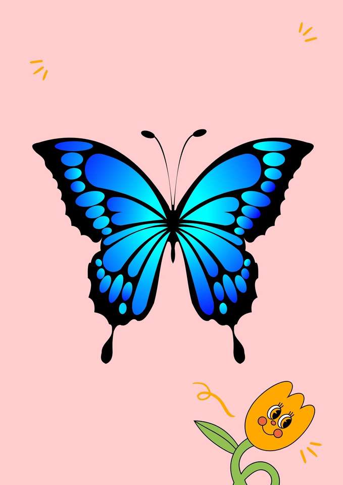 Motýl 1124 skládačky online