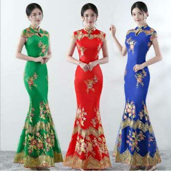 Дамски модни рокли Qipao China #31 онлайн пъзел