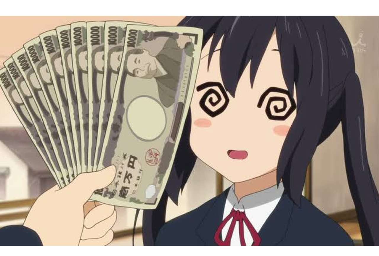 Azusa nakano et argent en yens puzzle en ligne