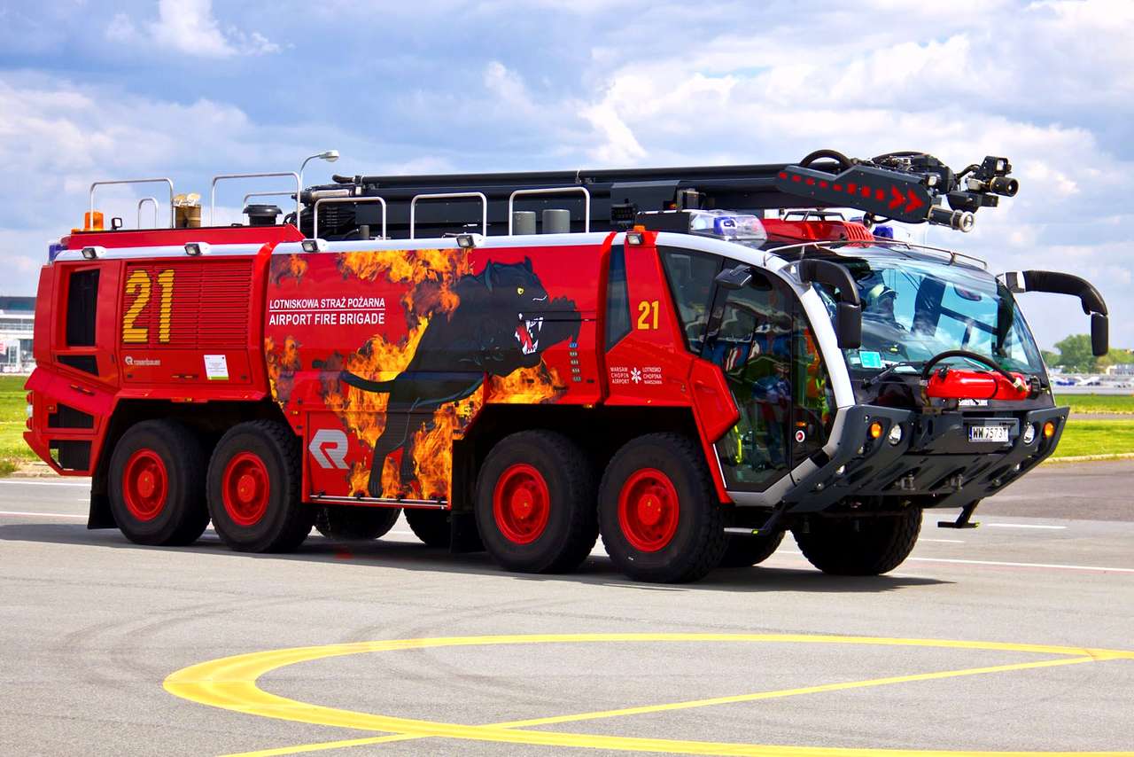 Lotniskowa Straż Pożarna w Warszawie rompecabezas en línea