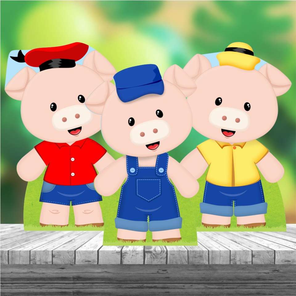 Τα 3 μικρά γουρούνια παζλ online