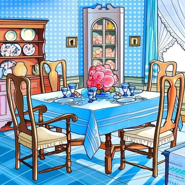 Bella sala da pranzo di una casa #9 puzzle online