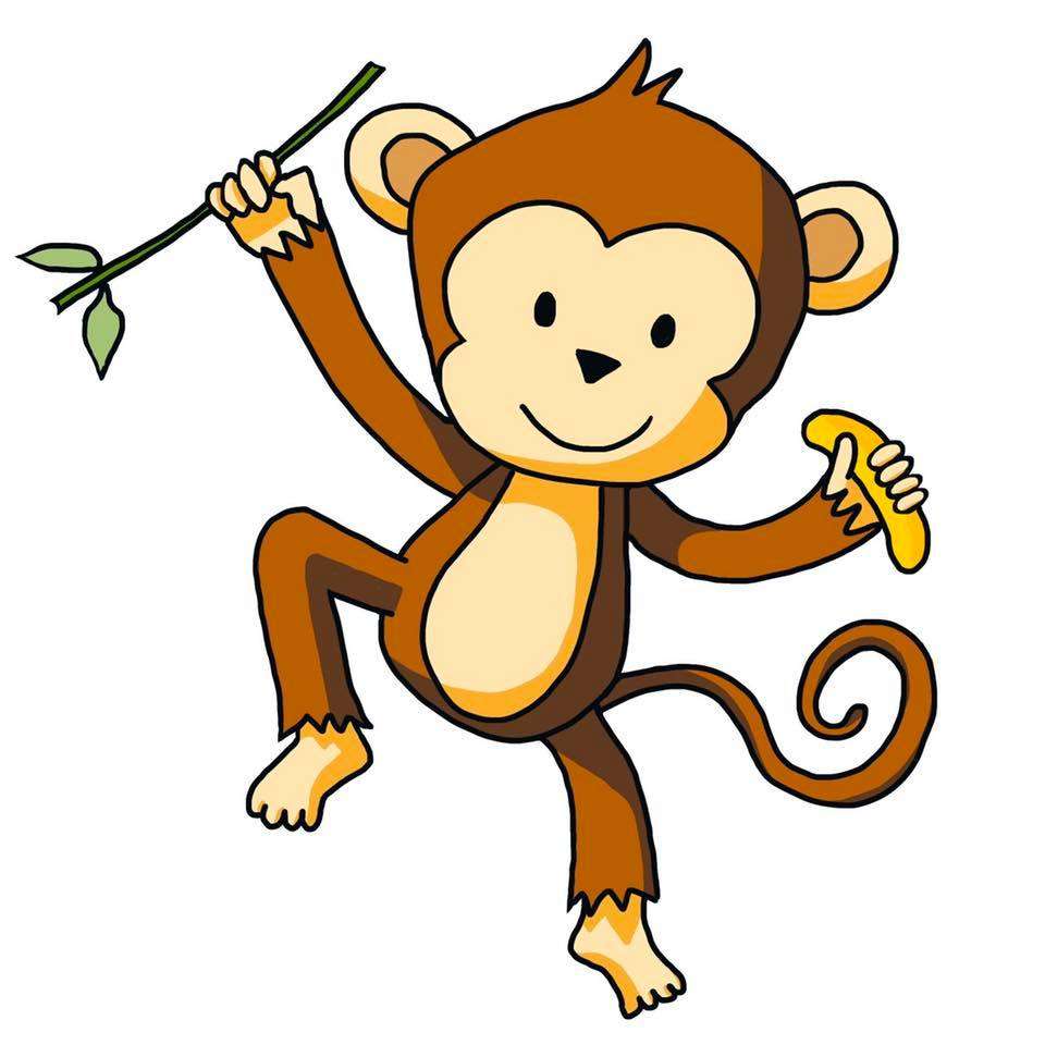 Сумасшедшая обезьяна онлайн-пазл