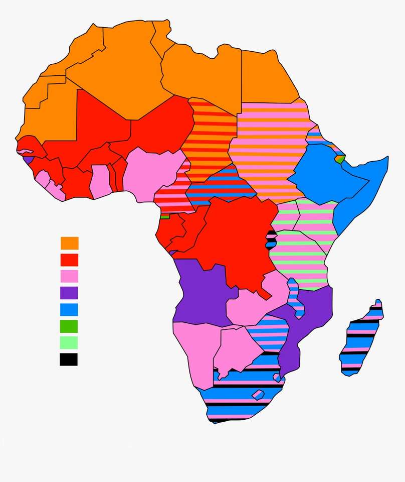 AFRIKA TALEN online puzzel