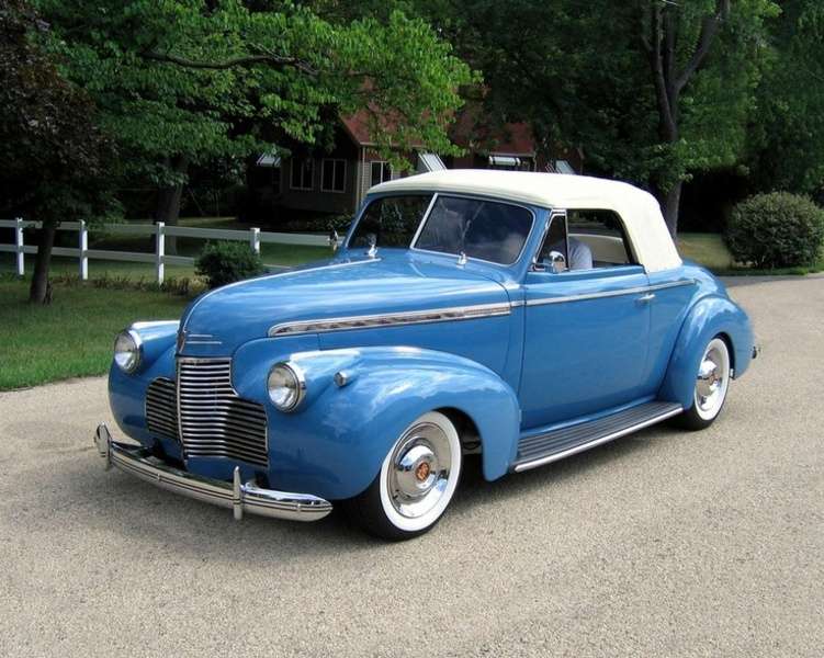 1940 Chevy Coupe Convertible Car online puzzel