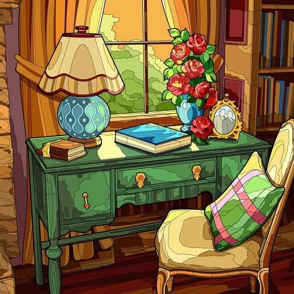 Cute Home Study Room #10 online puzzle