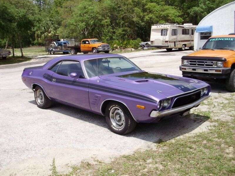 Car Dodge Challenger Έτος 1972 online παζλ