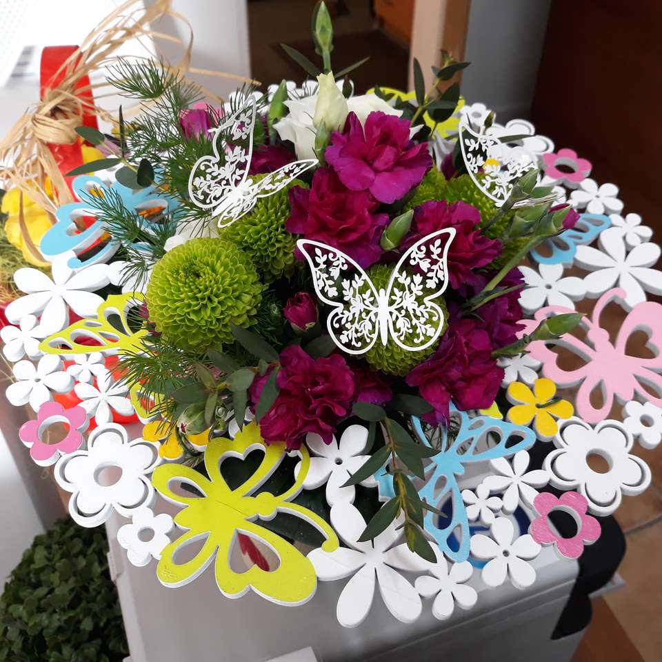λουλούδια γενεθλίων παζλ online