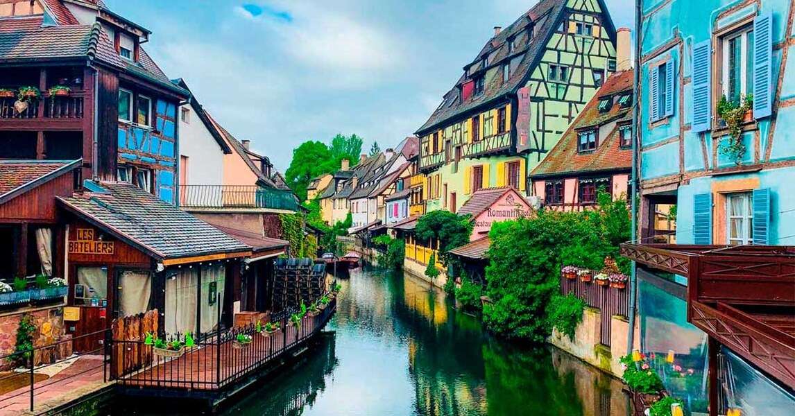 Kanaler i Alsace i Frankrike #1 pussel på nätet