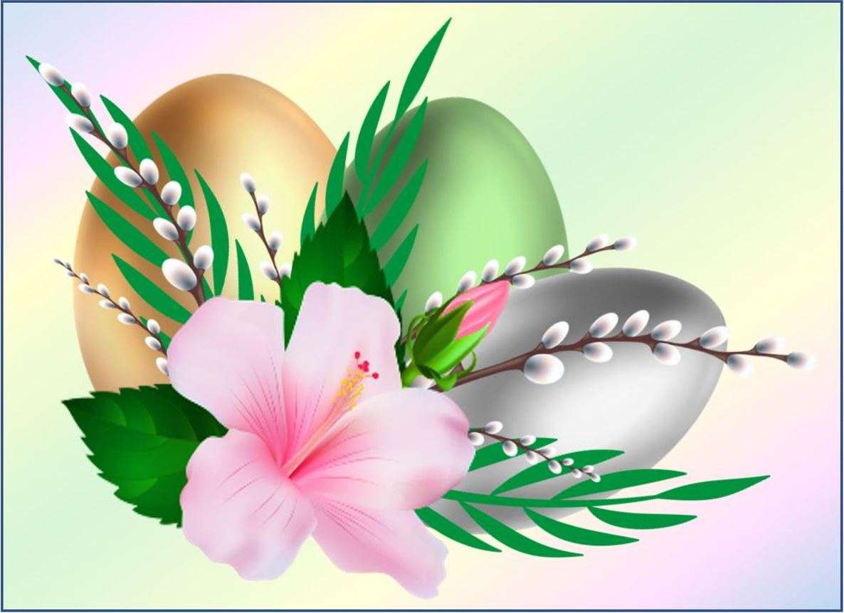 Pâques trois oeufs de Pâques puzzle en ligne