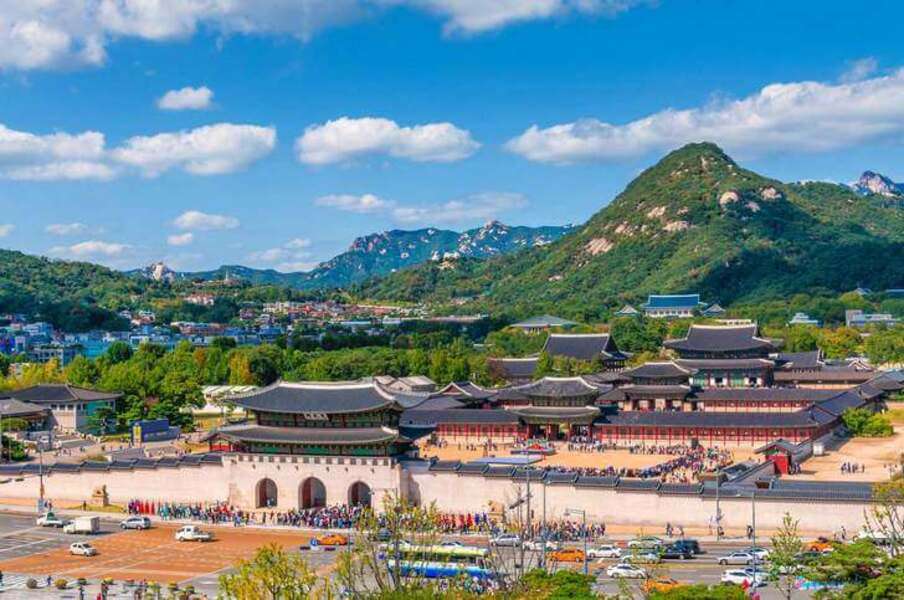 Palota Szöulban, Dél-Korea #1 kirakós online