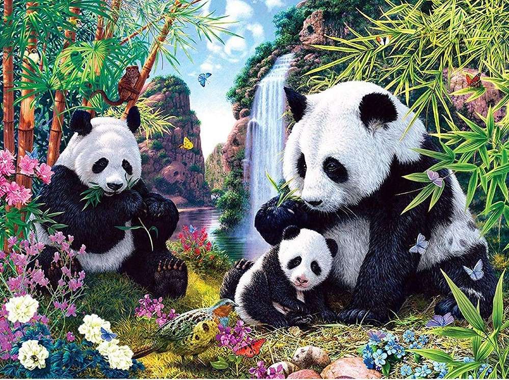 Pandabjörn Pussel online