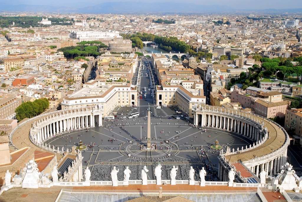 Πλατεία στη Ρώμη online παζλ