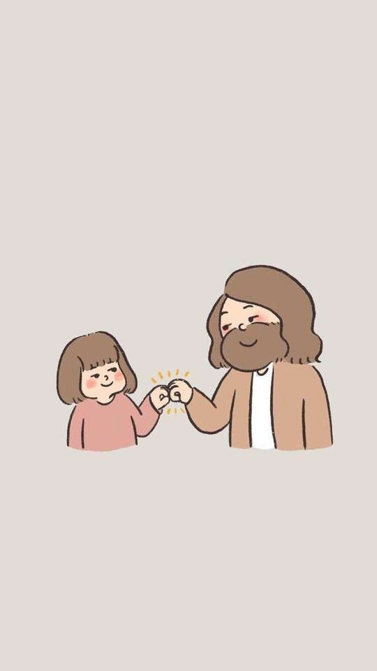 Исус и тези, които му се покланят онлайн пъзел