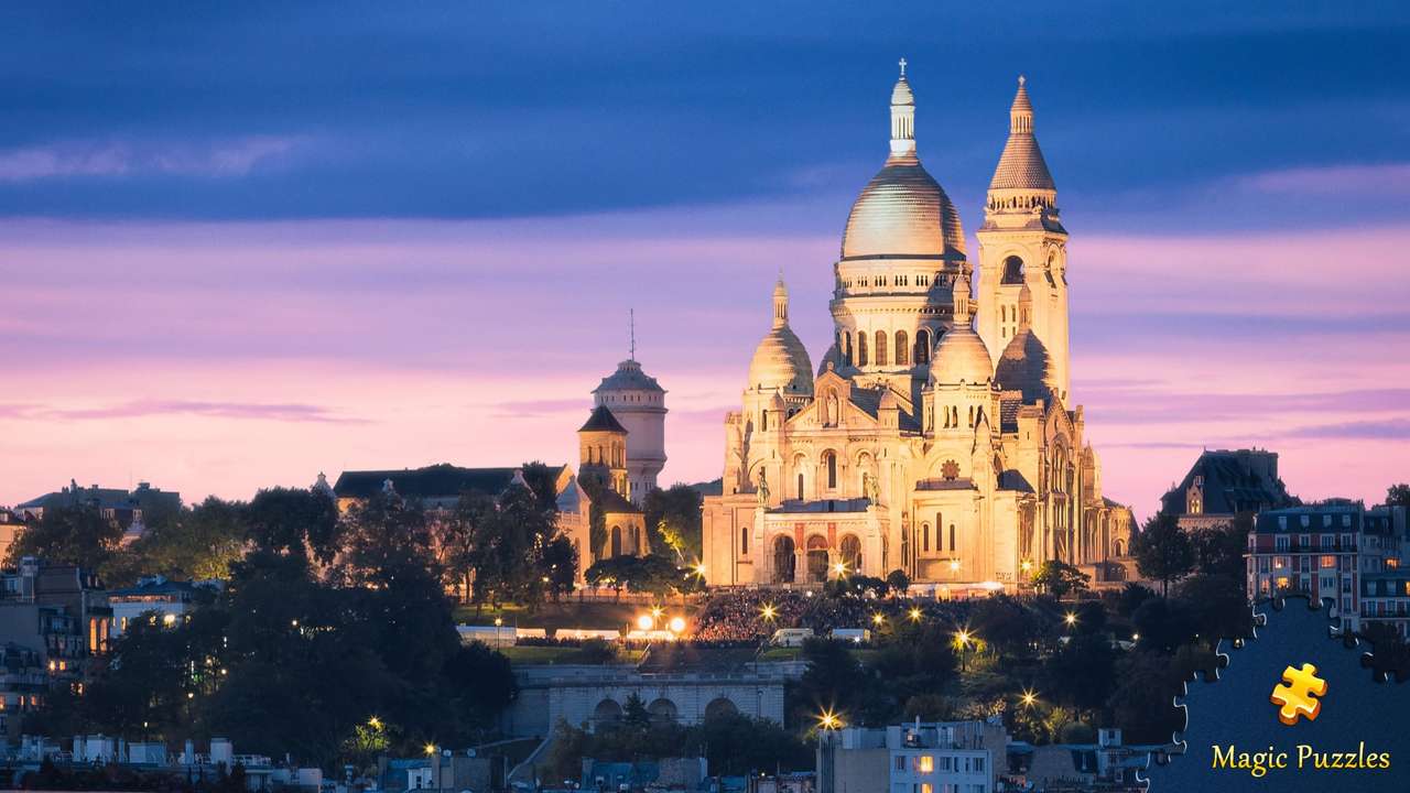 Bazilika Nejsvětějšího Srdce-Paříž online puzzle