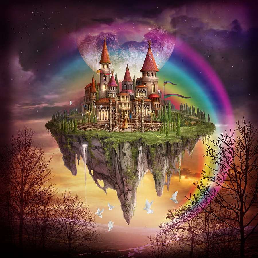 Fantasy kastély kirakós online