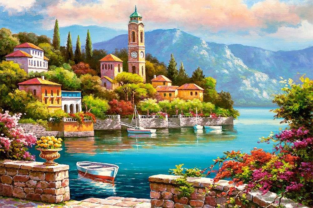 Řecké pobřeží online puzzle