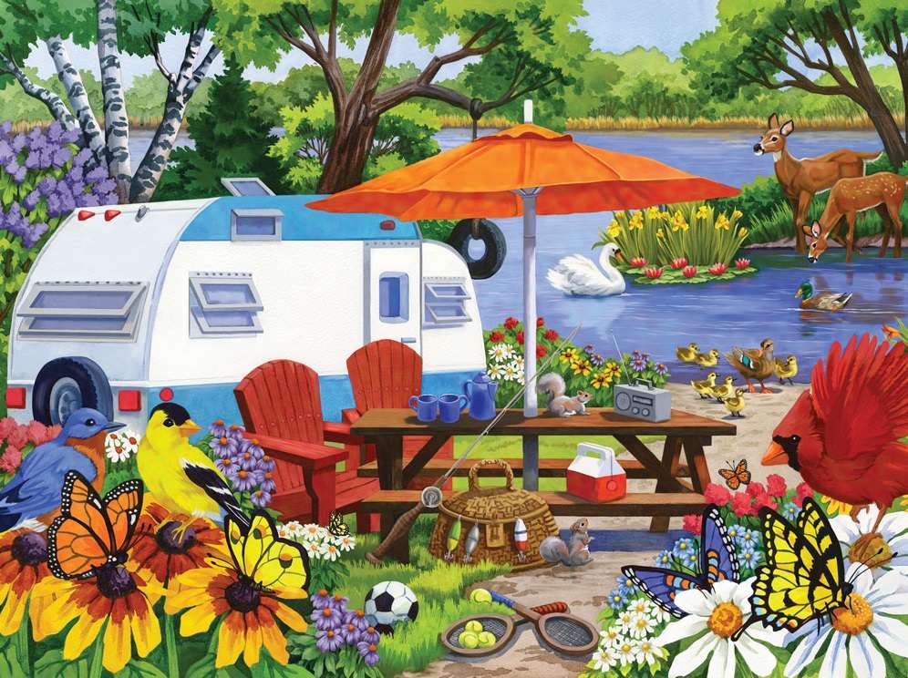 Holidays by the lake. jigsaw puzzle online