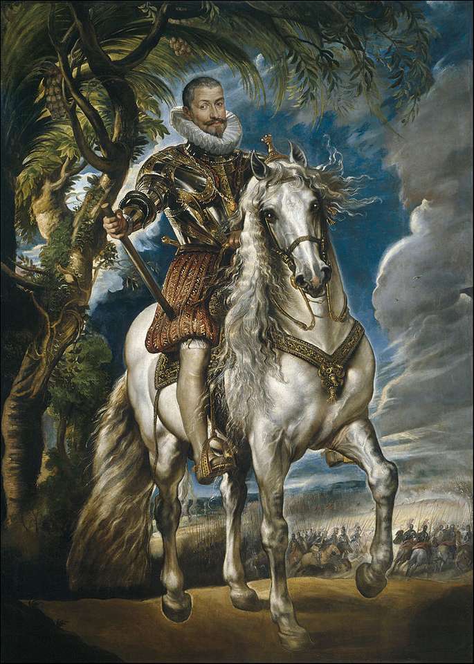 Ρούμπενς Ιππικό πορτρέτο του πρίγκιπα Λέρμα παζλ online