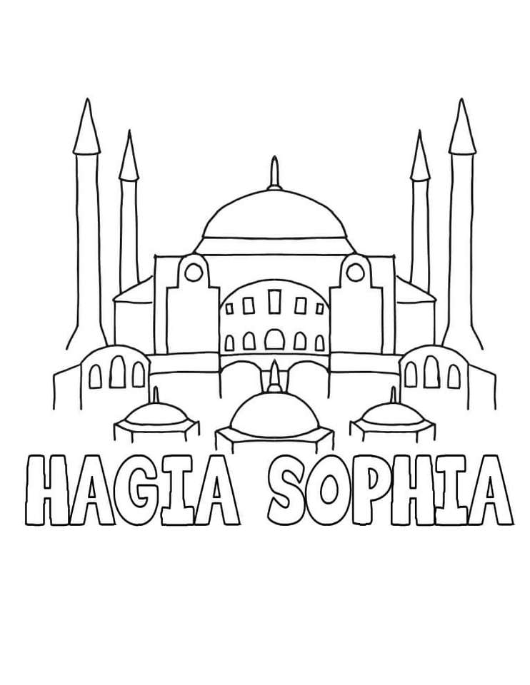 Hagia sophia online puzzle