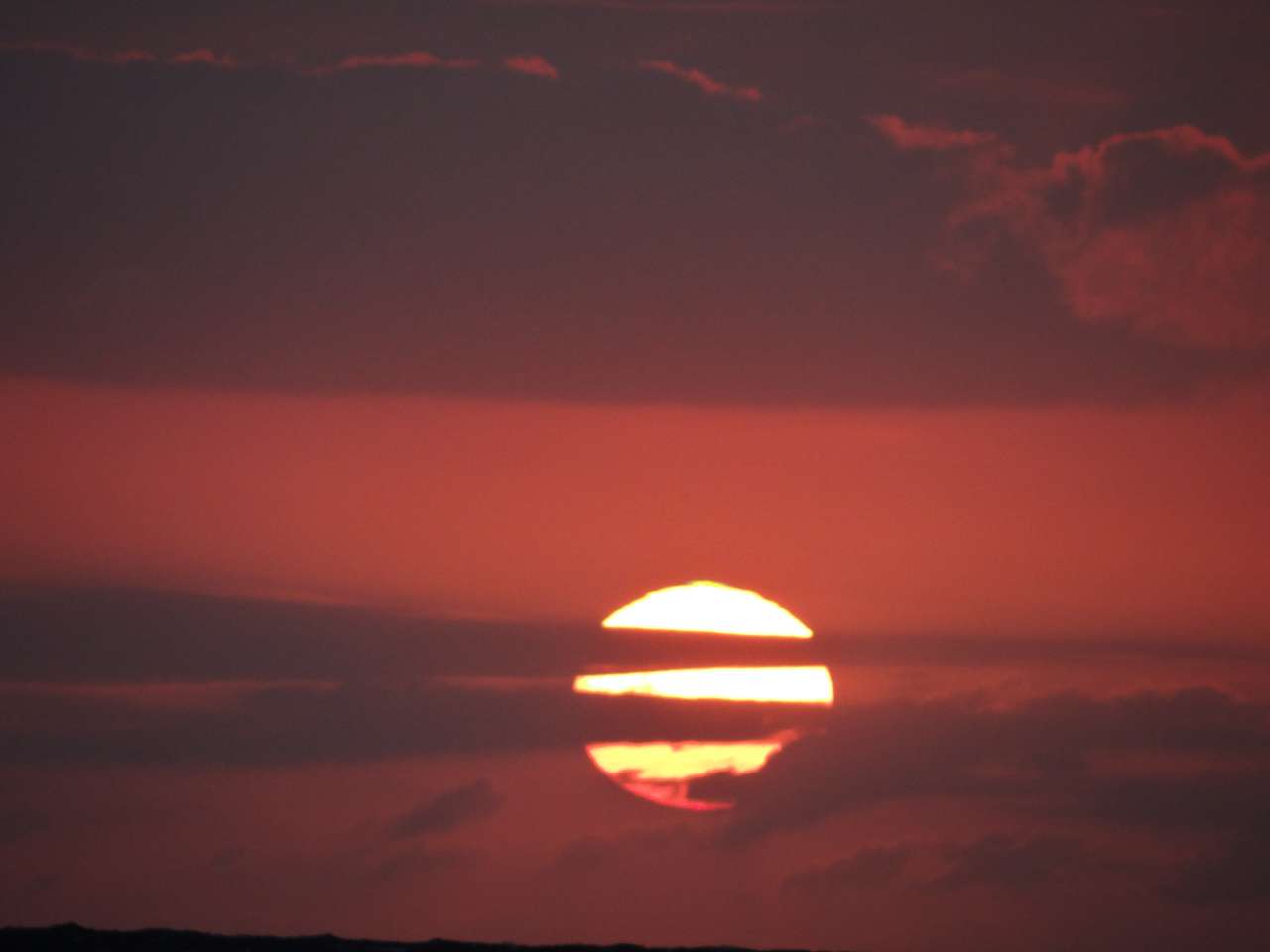 El atardecer rompecabezas en línea