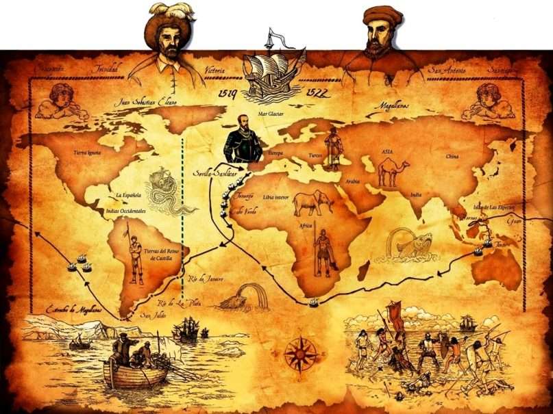 Prima călătorie în jurul lumii puzzle online