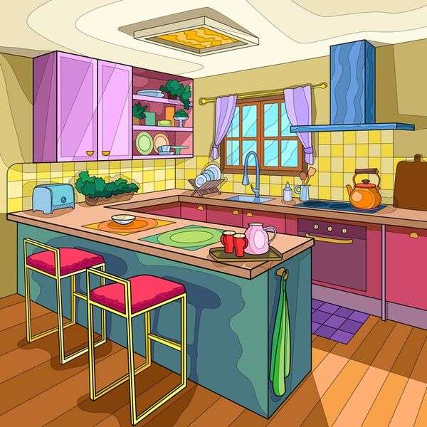 Nice kitchen of a house #29 - Puzzle Factory