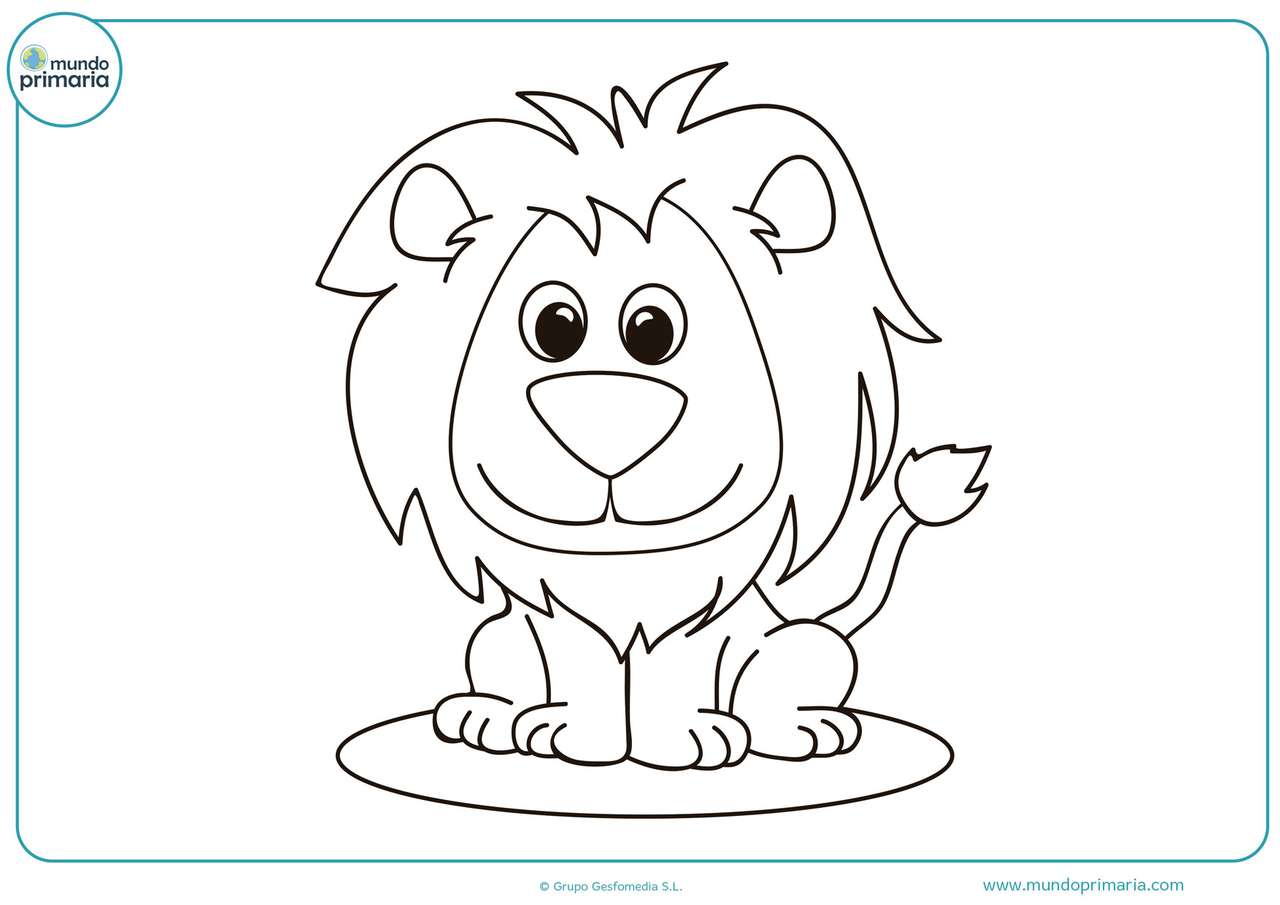 Jungle leeuw legpuzzel online