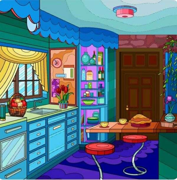 Beautiful kitchen of a house #30 - online puzzle