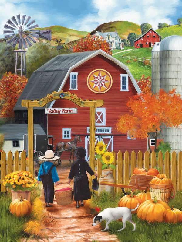 Valley Farm jigsaw puzzle online