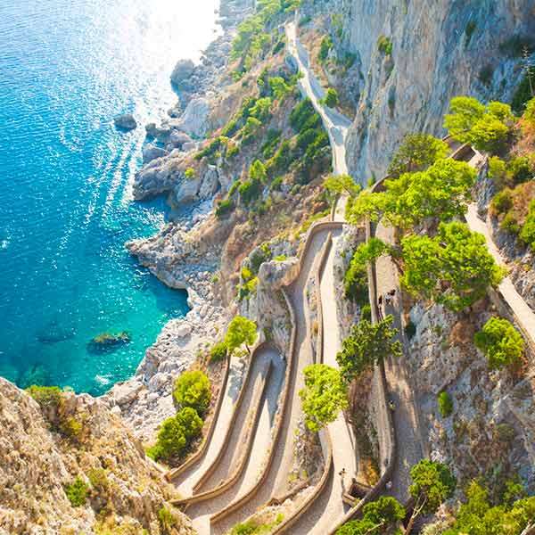 Italien - utsikt från klipporna pussel på nätet