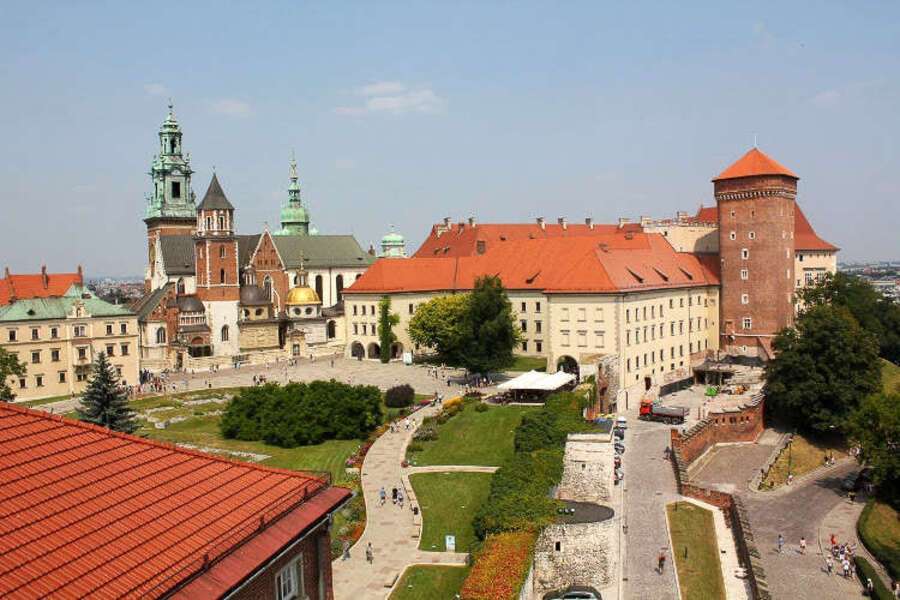 Kasteel Wawel in Krakau Polen #2 online puzzel